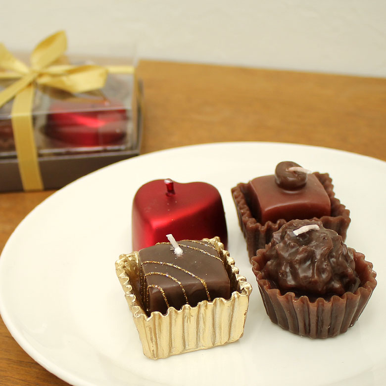 キャンドル ろうそく フローティング バレンタイン　チョコレート