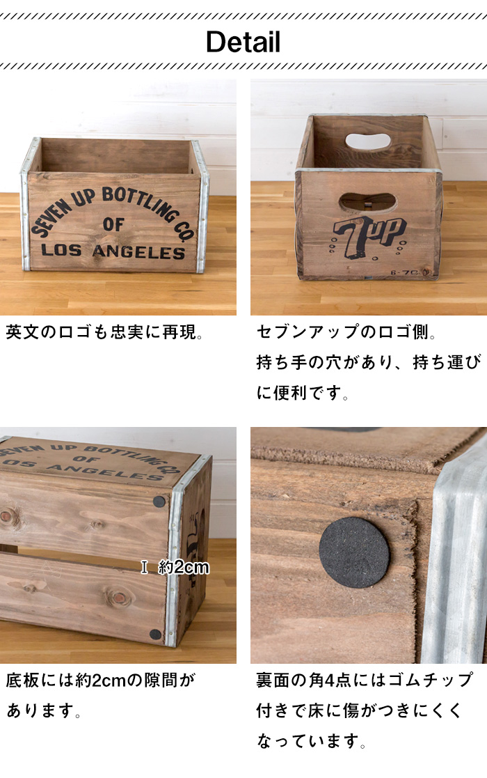 セブンアップのドリンクケースがモデル。