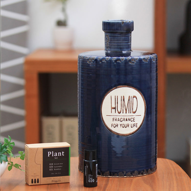 陶器製アロマ超音波式加湿器(91057)【生活雑貨のELEMENTS本店