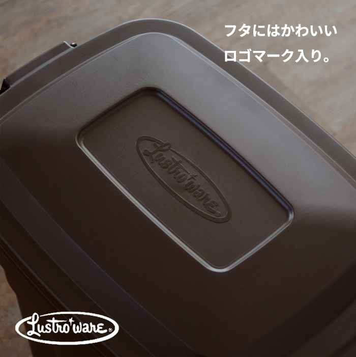 ダウンロック式フタ付きダストボックス 30L(91131)【生活雑貨の