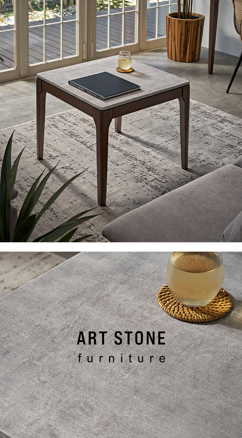 ホテルライクな上質な空間を 作る家具 ART STONE furniture ローテーブル