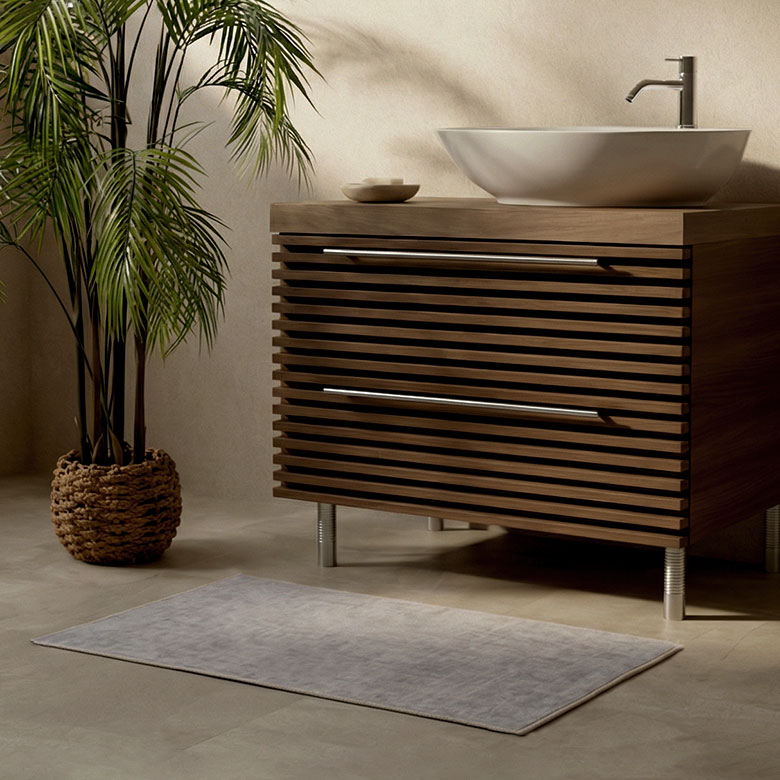 洗面所やベランダの入口などにも