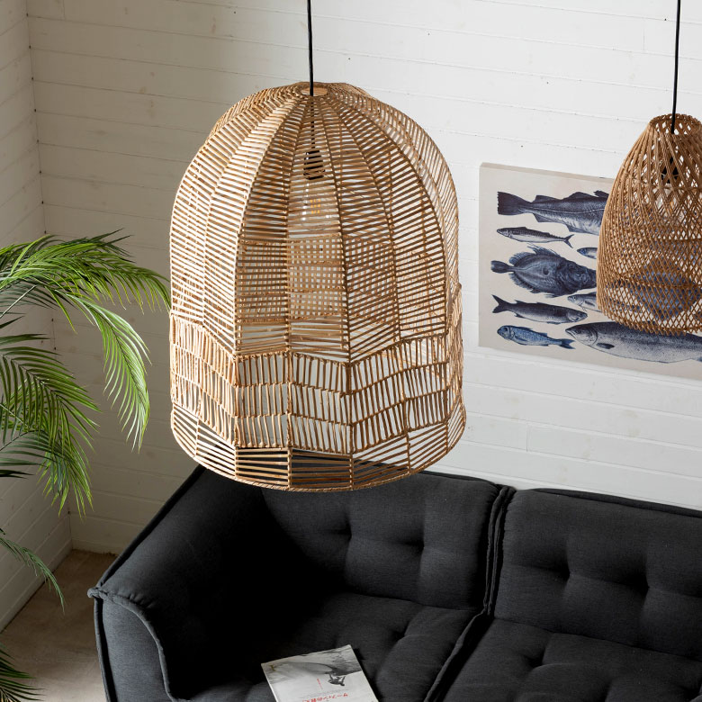 ビッグなドーム型ペンダントライト