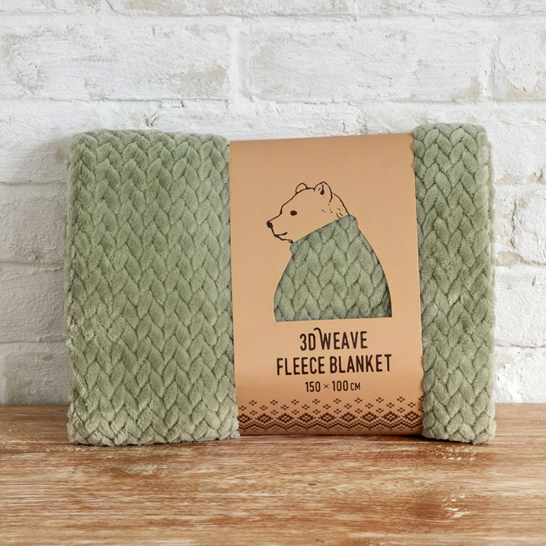 US製 ブランケット 170✖️220cm カーキ色 美品 US製 ブランケット 170