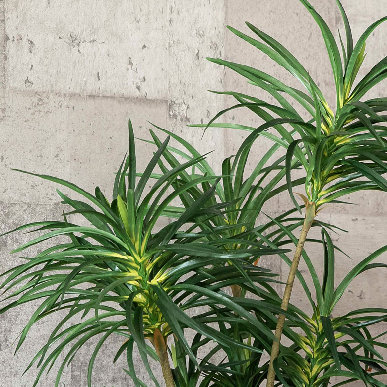 フェイクグリーン ユッカ 高さ 90cm 鉢付き 観葉植物 グリーン
