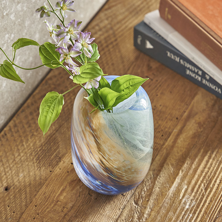 マーブル模様の花瓶