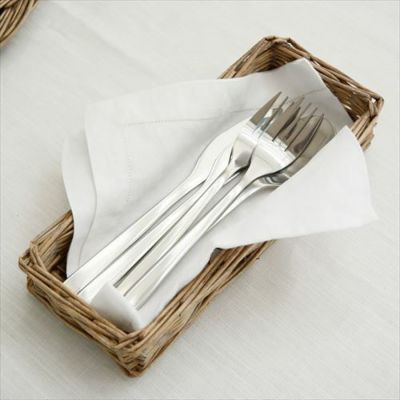 柳で編まれた長方形の収納ケース(62520) 【生活雑貨のELEMENTS本店】