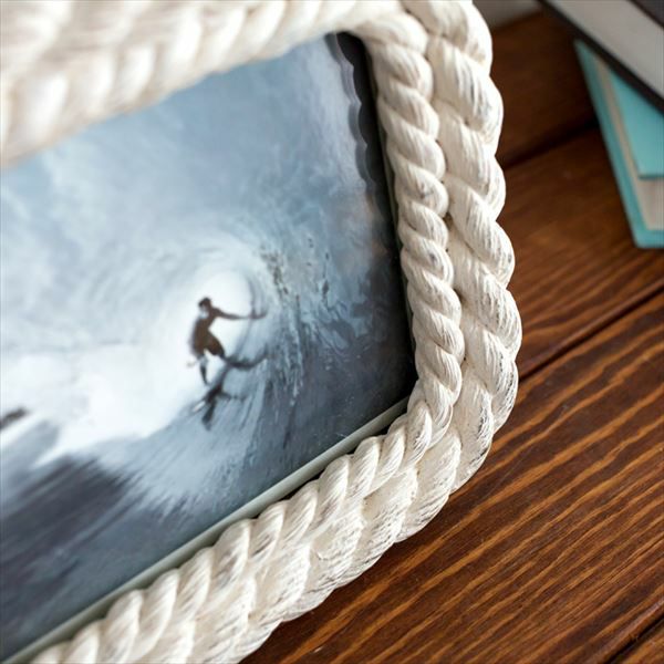 ロープ模様のスクエア型フォトフレーム(64850)【生活雑貨のELEMENTS