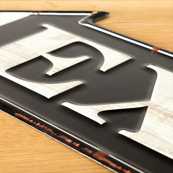 EXIT】ヴィンテージ風 サインボード(65240)【生活雑貨のELEMENTS本店