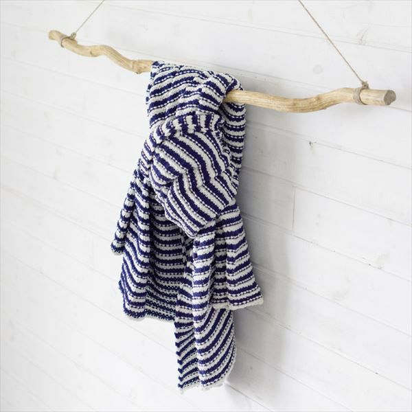 【12月スーパーSALE 15%OFF】 ブランケット (66610)【生活 約100×140cm ストライプ ボーダー タオル