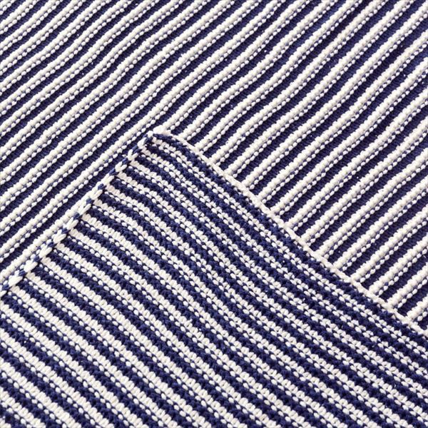 ブランケット ボーダー ストライプ 約100×140cm (66610)【生活