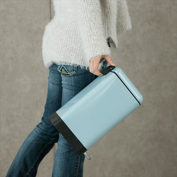 オトムスタム　6箱 ペダルダストボックス6L ごみ箱 ゴミ箱[サックスブルー](66529)【生活