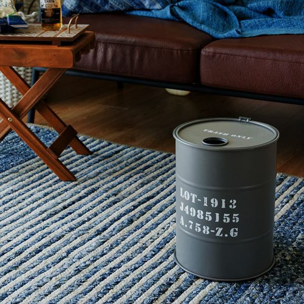ヴィンテージオイル缶型ダストボックス(91126)【生活雑貨のELEMENTS