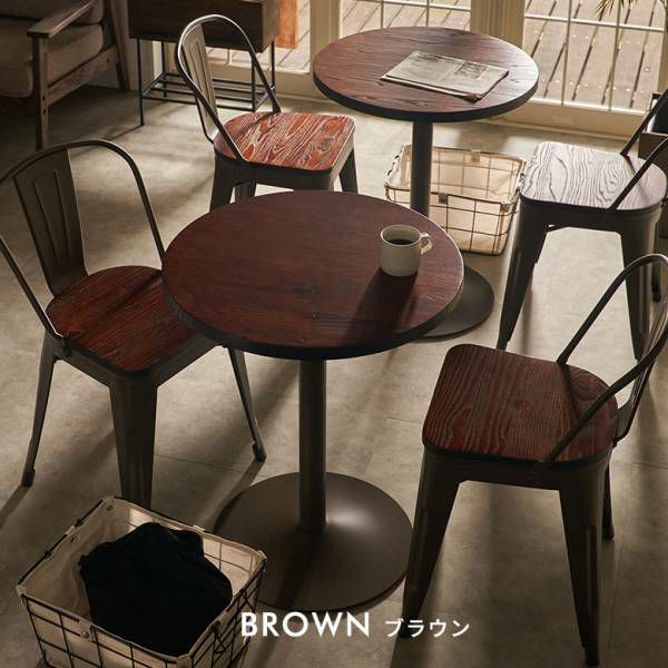 ダイニングチェア 木製 座面 スチール チェアー 背もたれ付き 黒 SMITH