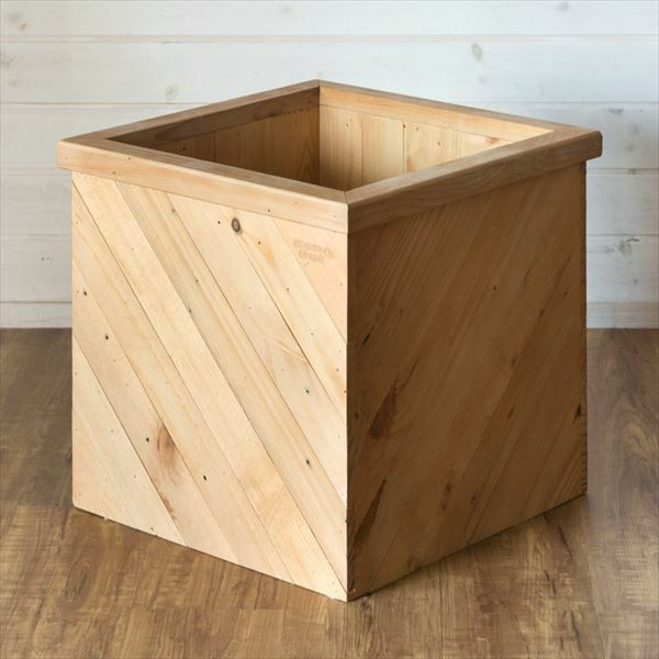 プランターカバー スクエア型 Lサイズ 幅42.5cm 奥行42.5cm 高さ40cm