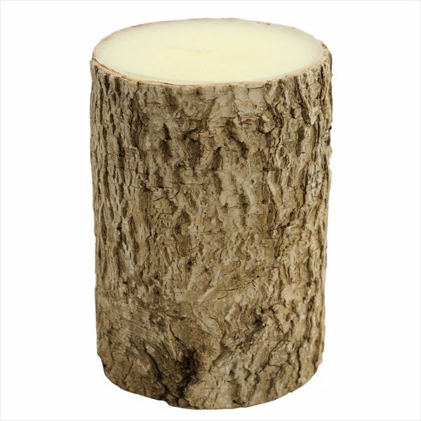 パークピラーキャンドル キャンドル インテリア クリスマス 切り株風