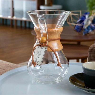 コーヒーメーカー ケメックス 6カップ ガラス 木製  [92142]【 ドリップ式 6杯用 サーバー 一体型 おしゃれ デザイン  】