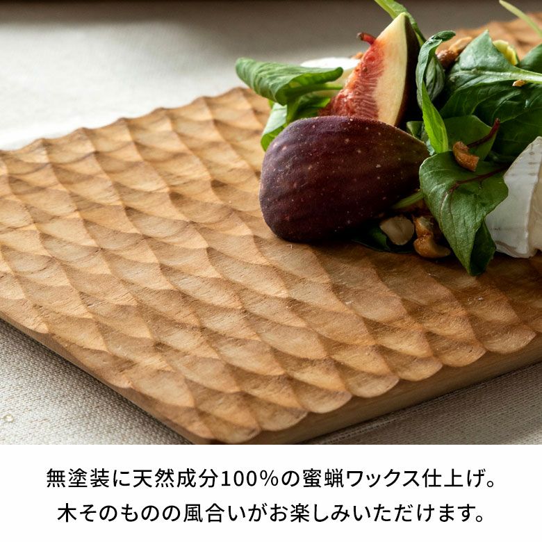 カッティングボードプレート木製チークウッド約Ｗ19×Ｄ28×Ｈ1.5お皿TEAKWOODカフェトレイトレー食器皿名栗加工天然木チーク材木ウッドランチプレートカフェプレートおしゃれ可愛いかわいい北欧カフェ風男前インテリア西海岸[13874]