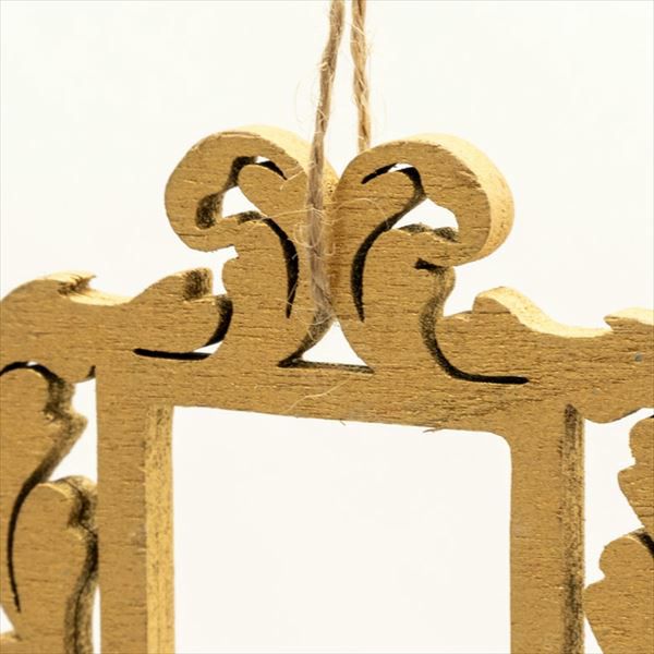 オーナメント 額縁 クリスマス ツリー シルバー [94118]【 ゴールド