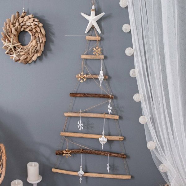 流木ツリー ウォールツリー クリスマスツリー 壁掛け ウォール  