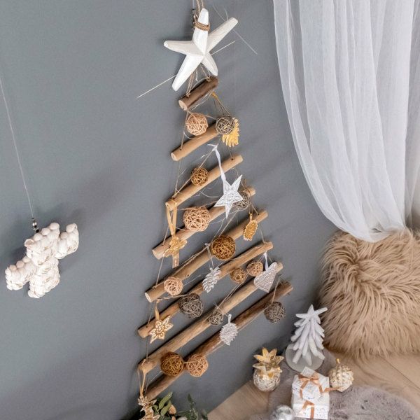 流木ツリー ウォールツリー クリスマスツリー 壁掛け ウォール  