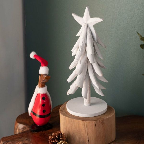 流木ツリー 卓上型 クリスマスツリー 置物 デコレーション ウッド