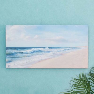 アートパネル 海 キャンパス 幅60cm 高さ30cm 絵 [66966]
