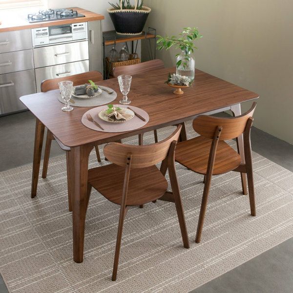N840☆Dining Table製☆ダイニング5点セット☆ダイニングテーブル☆幅 