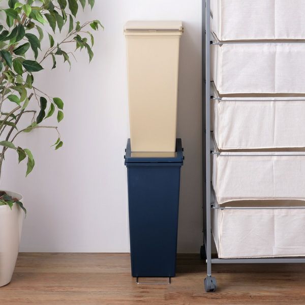 ダストボックス スリムコンテナ ポリプロピレン 幅21 奥行39 高さ43