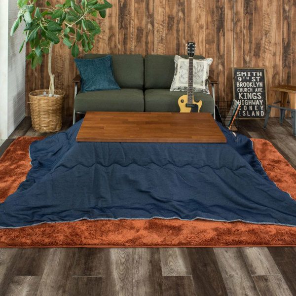 こたつ 布団 長方形 190×230cm デニム調 (91148)【生活雑貨のELEMENTS
