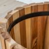 プランターカバーウッドプランターボックスカバーMサイズ7号鉢W36cmD36cmH40cm天然木木製観葉植物アカシアウッド鉢カバープランツボックス植木鉢ウッド店舗用カフェお店レストランおしゃれリゾート西海岸風男前[51284]