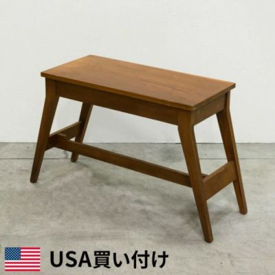 テーブル 【アメリカ直輸入中古品】 サイドテーブル 幅93cm 奥行36cm 高さ56cm ミニテーブル  [us20068-a]【 木製 机 おしゃれ ヴィンテージ レトロ アメリカ雑貨 アメリカン雑貨 】