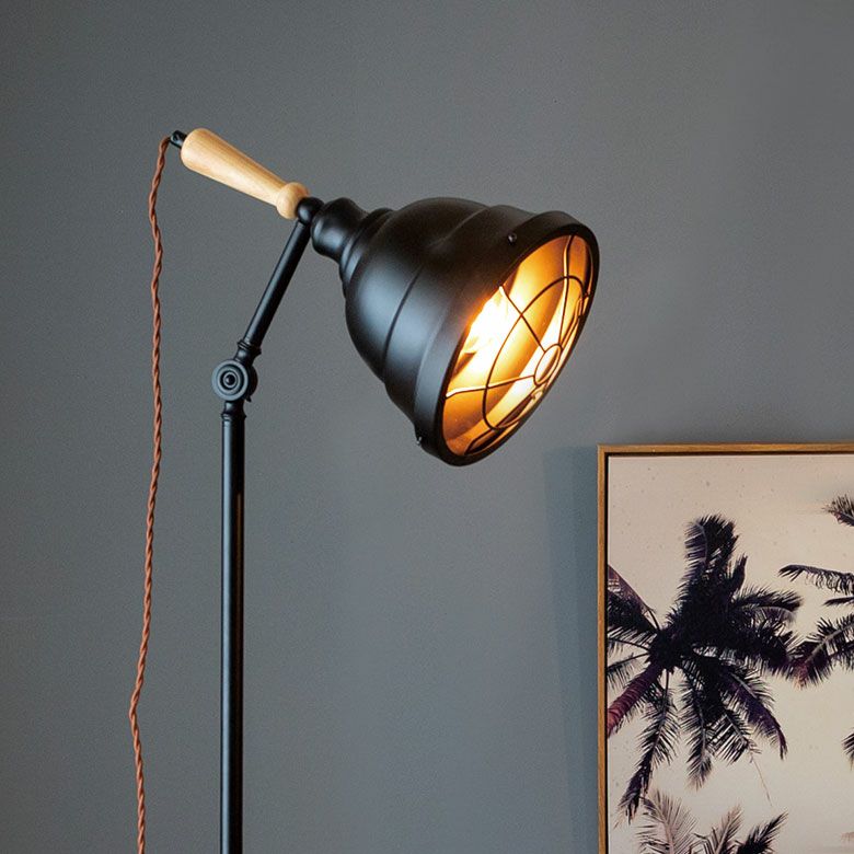 フロアライト スタンドライト 高さ調節 電球付き W 40 × D 28 × H 186