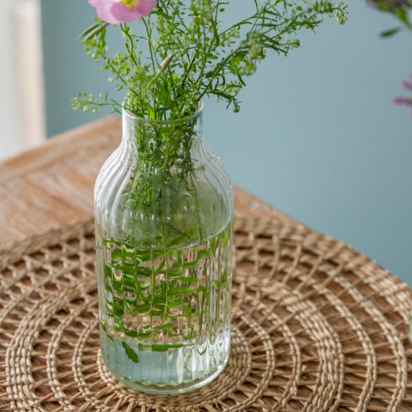  フラワーベース クリア　高さ約9.5㎝ ullica_01.jpg