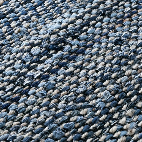 訳あり】ラグ マット ラグマット インド デニム 約130×190cm