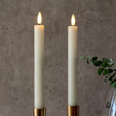 キャンドル型LEDライト クリスマス 電飾 LED キャンドル 直径 2cm 高さ 24.5cm ろう イルミネーション ライト 電池式 おしゃれ シンプル かわいい クリスマスデコレーション 装飾 間接照明 オブジェ インテリア イベ