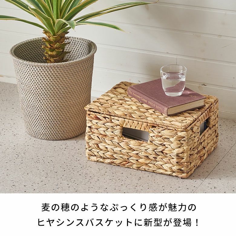 持ち手付き編みかご 他 バッグや 小物入れ 蓋付き等 （かご バスケット 
