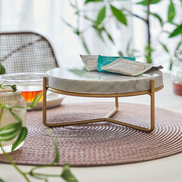 大理石プレートアクセサリープレート飾り台小物置きディスプレイトレイ