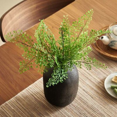 アジアンタム ブッシュ 造花 アーティフィシャルグリーン フェイクグリーン 高さ 35cm アートプランツ インテリア 観葉植物 植物 葉 花材 飾り コーディネート フラワーアレンジメント ディスプレイ リゾート 南国 