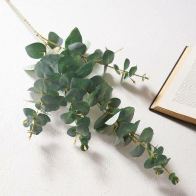 ユーカリ 造花 アーティフィシャルグリーン フェイクグリーン 高さ 100cm アートプランツ インテリア 観葉植物 植物 葉 花材 飾り コーディネート フラワーアレンジメント ディスプレイ リゾート 南国 おしゃれ 北欧