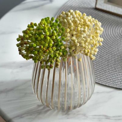 パームリーフ フェイクグリーン ゴールド シルバー 52cm 2本セット