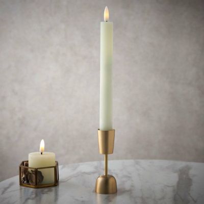 キャンドルホルダー キャンドルスタンド 真鍮 キャンドル ホルダー 約 直径 3.7cm 高さ 10.7cm ゴールド アンティーク 風 ろうそく ロウソク 立て スタンド 燭台 蝋燭 クリスマス ハロウィン パーティー イベント お