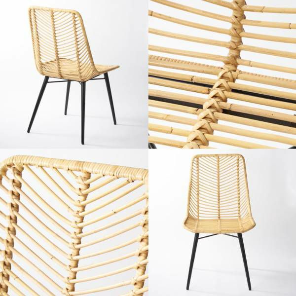 ラタンチェア チェア チェアー 1脚 単品 ラタン 籐 取り外し