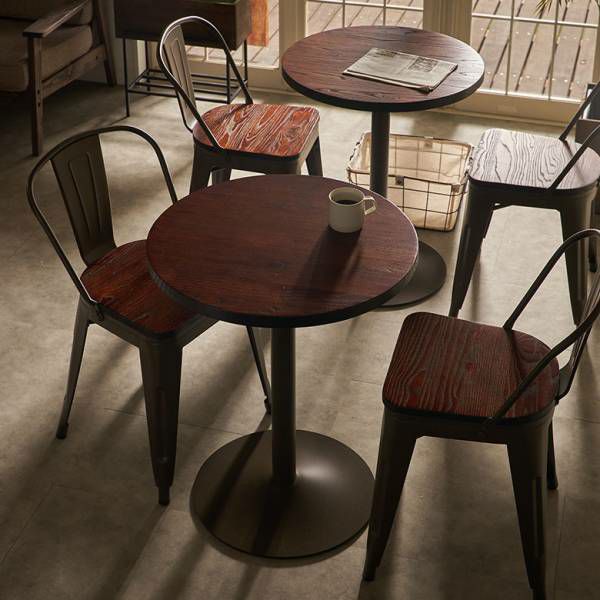 カフェテーブルセット テーブル チェア セット 3点セット 約 W 60cm D
