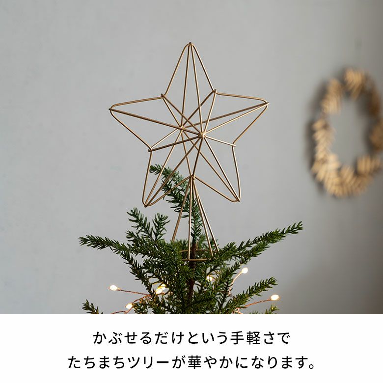 ツリートッパー クリスマス ツリートップ 星 スター オブジェ
