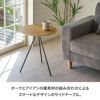 サイドテーブルナイトテーブルテーブル約W45cmD45cmH51.5cm天然木木製ウッドオークブラックアイアンソファテーブル寝室ベッドルームモダンホテルライクスタイリッシュベッドサイドおしゃれ北欧リゾート家具インテリア西海岸[91625]
