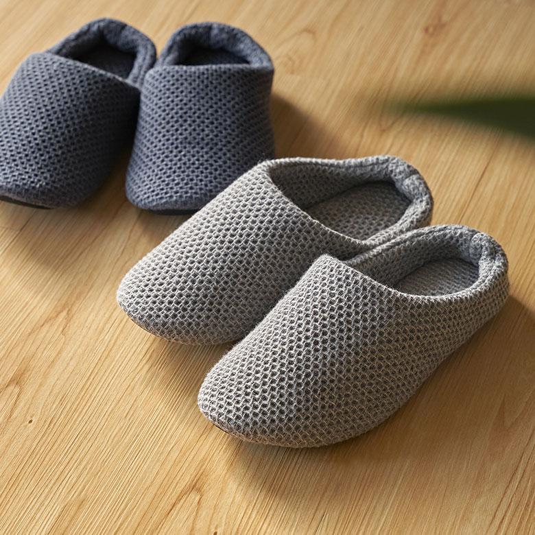 スリッパ日本製MADEINJAPANMサイズレディースメンズユニセックス23cm23.5cm24cm24.5cmルームシューズ軽量綿麻通気性洗濯可能ウォッシャブル洗えるKontexコンテックスヴィンテージワッフルおしゃれ北欧雑貨インテリア西海岸[94790]