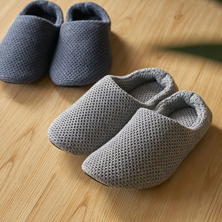 スリッパ日本製MADEINJAPANLサイズレディースメンズユニセックス25cm25.5cm26cm26.5cmルームシューズ軽量綿麻通気性洗濯可能ウォッシャブル洗えるKontexコンテックスヴィンテージワッフルおしゃれ北欧雑貨インテリア西海岸[94791]