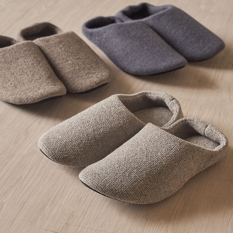 スリッパ日本製MADEINJAPANXLサイズレディースメンズユニセックス27cm27.5cm28cm28.5cmルームシューズ軽量綿吸水性ウールのような洗濯可能ウォッシャブル洗えるKontexコンテックスラーナおしゃれ北欧雑貨インテリア西海岸[94794]