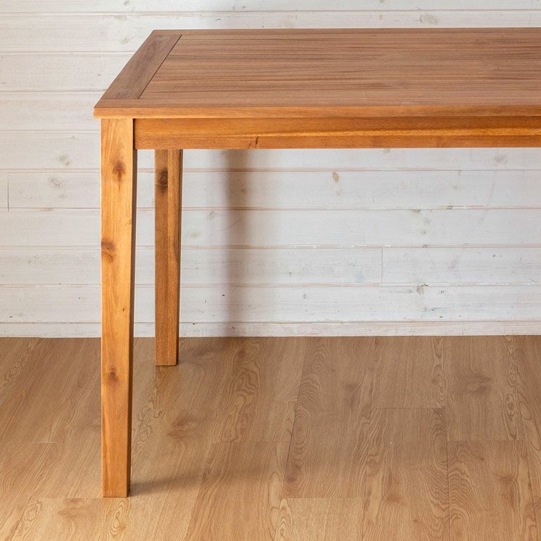 ダイニングテーブル木製120×80長方形4人掛け[91381]【テーブル食卓天然木ナチュラルアカシアウッドシンプル】
